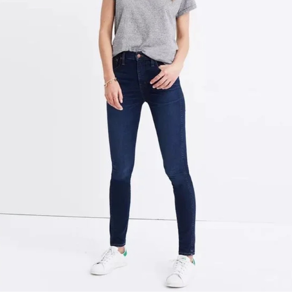 Madewell 10” High-Rise Dark Wash Skinny Jean Size 26